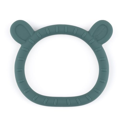 PETITE&MARS Szilikon rágóka Teddy Misty Green 0m+