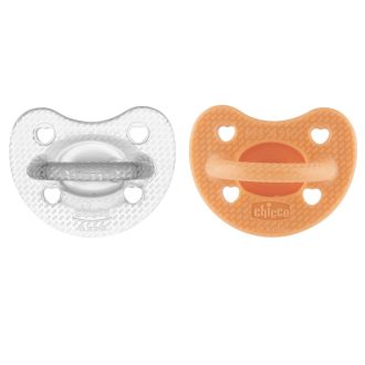 CHICCO Cumisüveg Physio Luxe narancs/szürke 6-16h, 2db