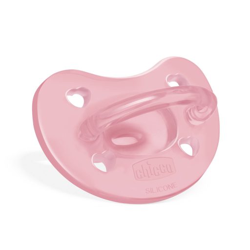 CHICCO Physio teljesen szilikon cumi 6-16h hónapos lányoknak 1 db