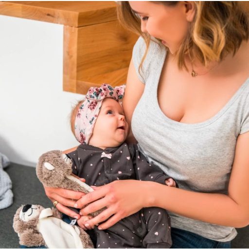 BABYONO sípoló játék rágókával vidra Maggie 3hó+