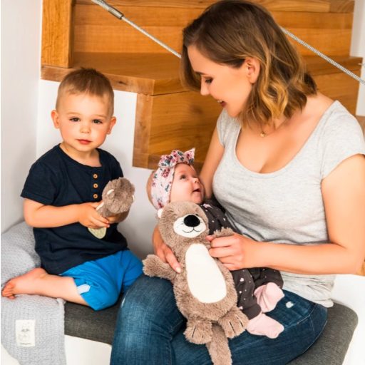 BABYONO sípoló játék rágókával vidra Maggie 3hó+