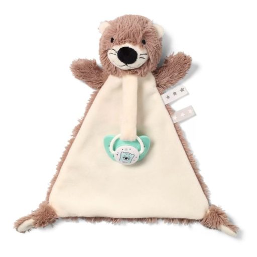 BABYONO Szundikendő játék cumitartóval vidra Maggie