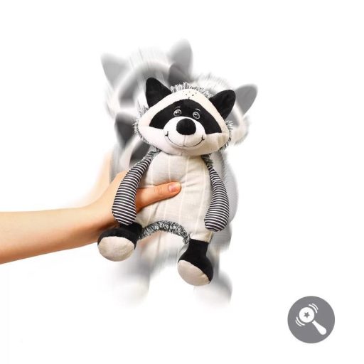 BABYONO Csörgő játék mosómedve Rocky 25x13 cm
