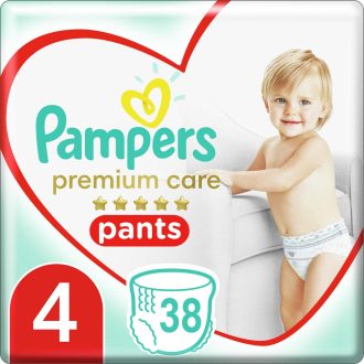   PAMPERS Premium Care Pants Bugyipelenka egyszer használatos 4 (9-15 kg) 38 db