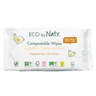   ECO BY NATY Sensitive 56 db, illatmentes - nedves törlőkendők