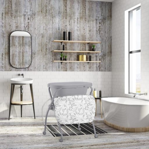 PETITE&MARS Pelenkázó állvány káddal Spa 3in1 Grey