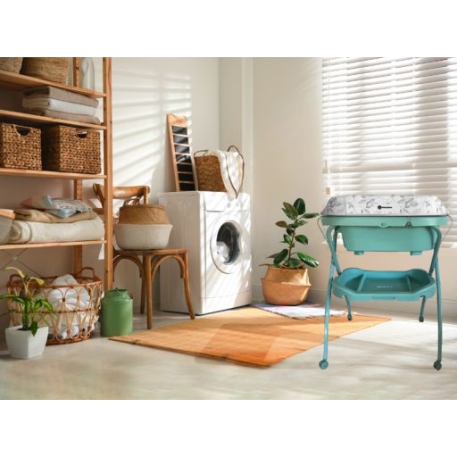 PETITE&MARS Pelenkázó állvány káddal Spa 3in1 Mint