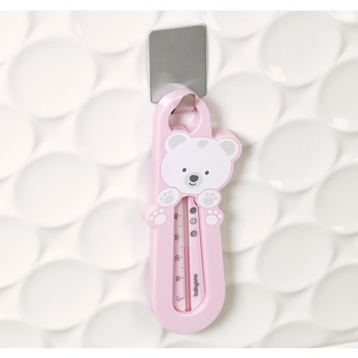 BABYONO Vízhőmérő- mackó, rózsaszín