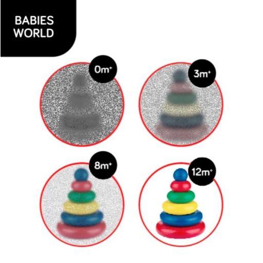 BABYONO Állatos oktatókönyv rágókával