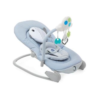   CHICCO Hintaszék dallammal Balloon - Pöttyök 0m+, 18 kg-ig