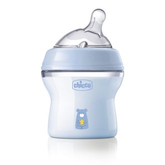 CHICCO Natural Feeling 150 ml-es cumisüveg fiúknak 0m+