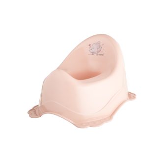   MALTEX Csúszásmentes bili dallamokkal Elefánt Minimal - peach rose