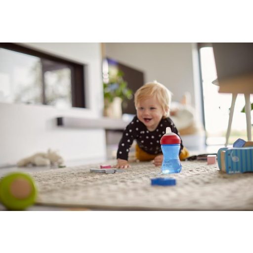 Philips AVENT SCF802/01 Puha harapásálló csőrös pohár 300 ml KÉK