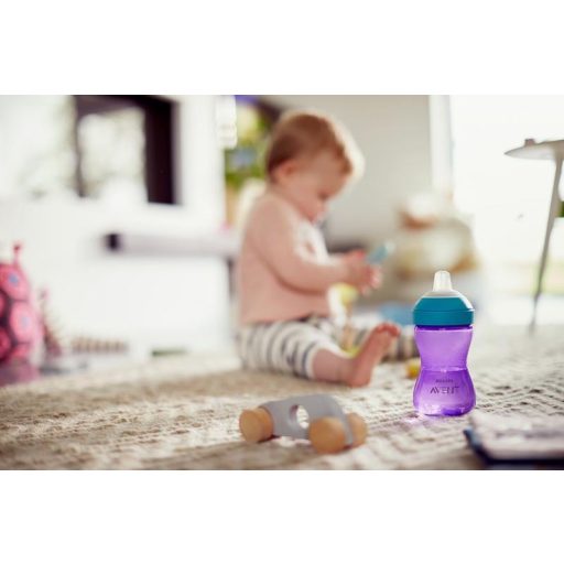 Philips AVENT SCF802/02 Puha harapásálló csőrös pohár 300 ml LILA