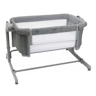 CHICCO Next2Me Magic Evo babaágy - Sötétszürke
