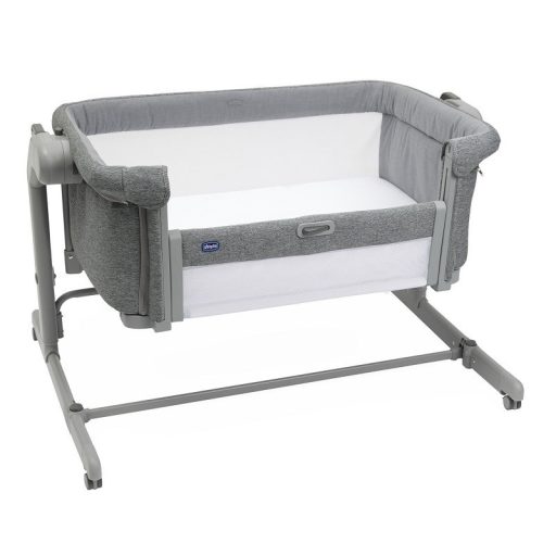 CHICCO Next2Me Magic Evo babaágy - Sötétszürke