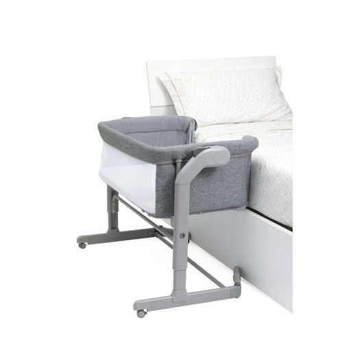 CHICCO Next2Me Magic Evo babaágy - Sötétszürke