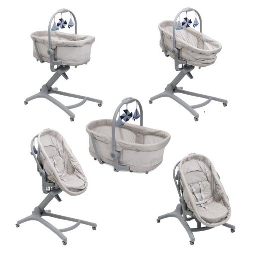 CHICCO Kiságy/pihenőszék/etetőszék Chicco Baby Hug Pro - Beige Latte