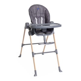 CHICCO Polly Essential etetőszék - Szén