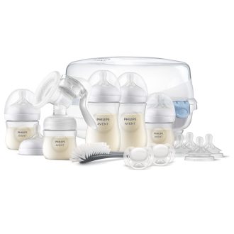   Philips AVENT Natural Response szoptatási készlet kézi mellszívóval és MW sterilizátorral