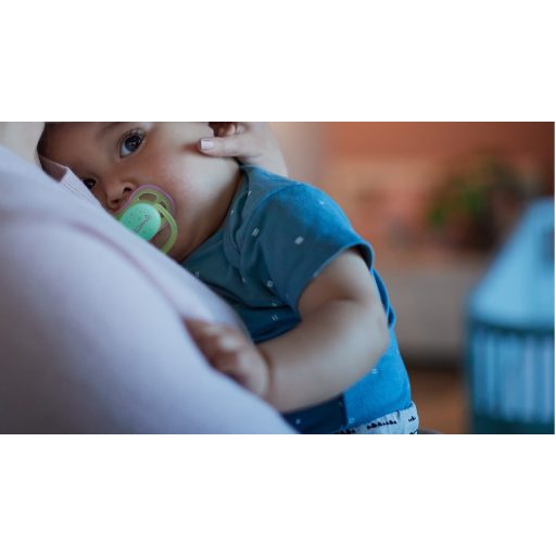 Philips AVENT SCF376/19 Játszócumi Ultra air éjszakai 0-6hó lányos, 2db