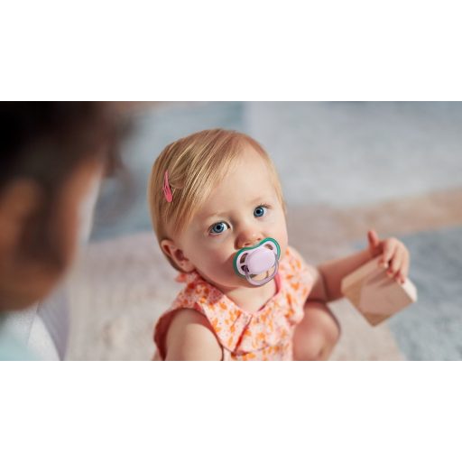 Philips AVENT SCF085/24 Játszócumi Ultra air neutral 0-6hó lányos lila, 2db