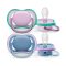 Philips AVENT SCF085/34 Játszócumi Ultra air neutral 6-18hó lányos kék, 2db