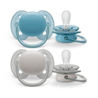   Philips AVENT SCF091/17 Játszócumi Ultrasoft Premium neutral 6-18hó fiús,  2 db
