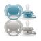 Philips AVENT SCF091/17 Játszócumi Ultrasoft Premium neutral 6-18hó fiús,  2 db