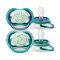 Philips AVENT SCF376/13 Játszócumi Ultra air éjszakai 6-18hó fiús, 2db