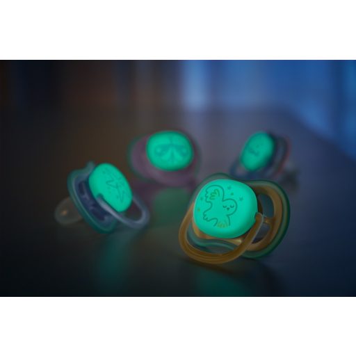 Philips AVENT SCF376/18 Játszócumi Ultra air éjszakai 0-6hó fiús, 2db
