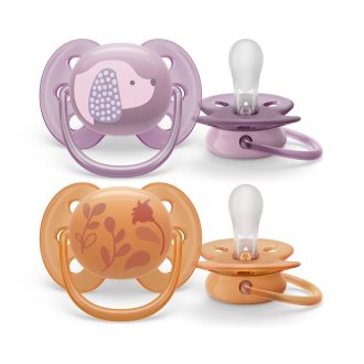   Philips AVENT SCF091/18 Játszócumi Ultrasoft Premium állat 6-18hó lányos , 2 db