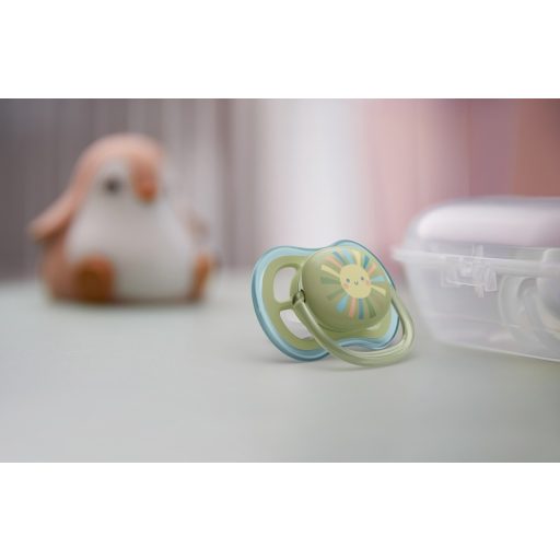 Philips AVENT SCF085/58 Játszócumi Ultra air Mintás 0-6hó fiús (szivárvány), 2db