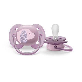   Philips AVENT SCF092/05 Játszócumi Ultrasoft Premium 6-18hó lila, 1 db