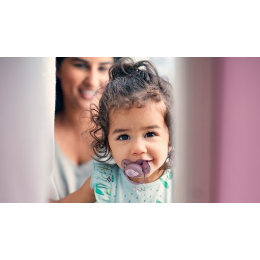 Philips AVENT SCF092/05 Játszócumi Ultrasoft Premium 6-18hó lila, 1 db