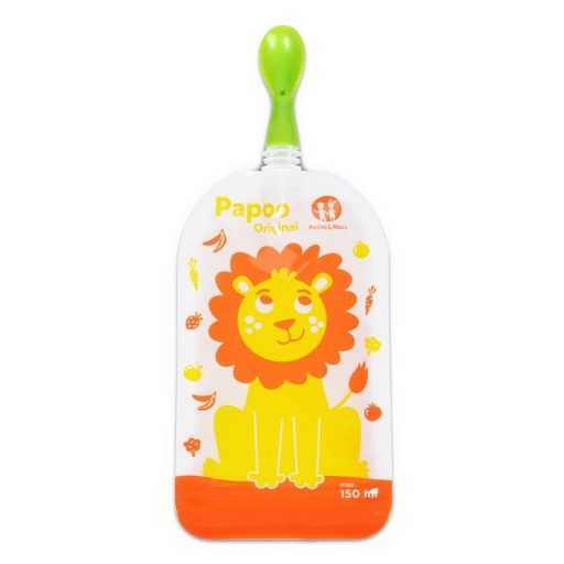 PETITE&MARS Papoo Original tasak bébiételekhez, lion 6 db