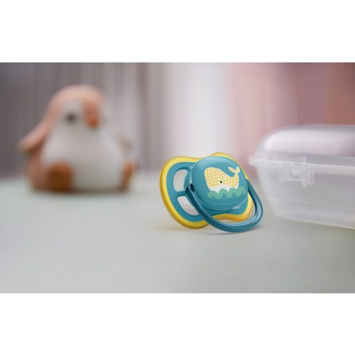 Philips AVENT SCF349/24 Játszócumi Ultra air mintás 18hó+ (bálna) 2db