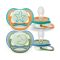 Philips AVENT SCF376/23 Játszócumi Ultra air éjszakai 18hó+ neutral 2db
