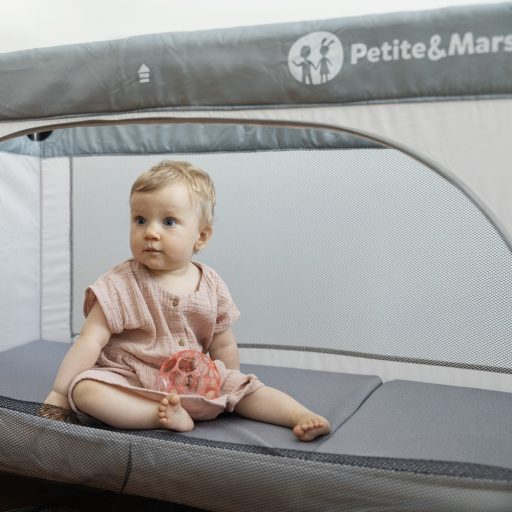 PETITE&MARS Utazóágy Nyja Teddy Biker Grey