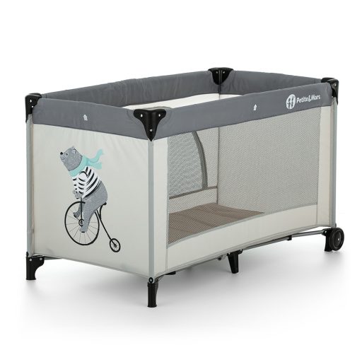 PETITE&MARS Utazóágy Nyja Teddy Biker Grey