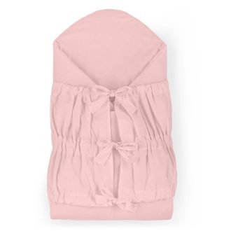   PETITE&MARS Megkötős pólya Nurse tömör kókusz betéttel Dusty Pink 75x75 cm