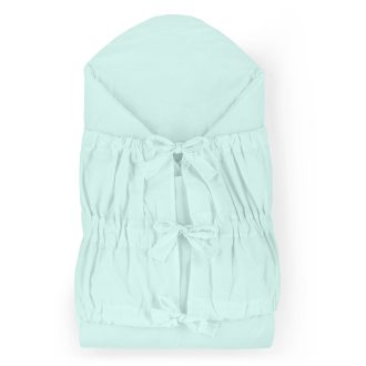  PETITE&MARS Megkötős pólya Nurse tömör kókusz betéttel Frosted Mint 75x75 cm