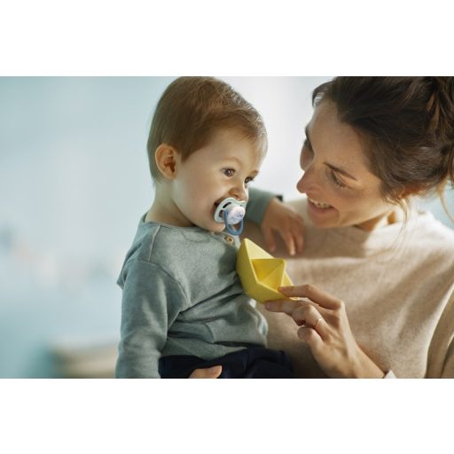 Philips AVENT SCF080/01 Ultra air játszócumi Text 0-6 hó fiús 2 db