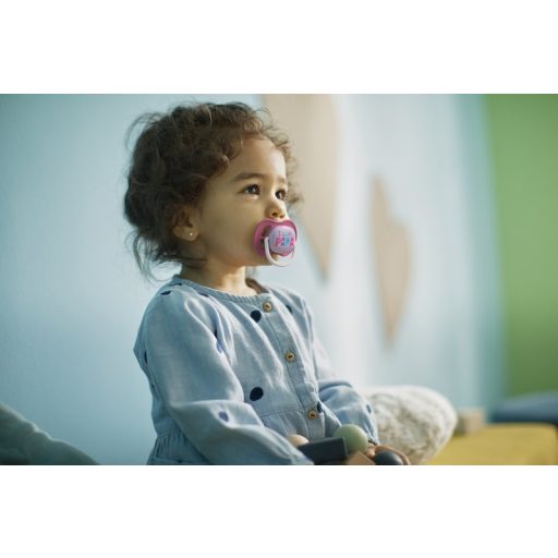 Philips AVENT SCF080/04 Ultra air játszócumi Text 6-18 hó lányos 2 db