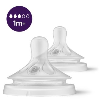   Philips AVENT Natural Response cumisüveg 3 lassú áramlás 1m+, 2 db