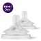 Philips AVENT Natural Response cumisüveg etetőcumi 4 közepes átfolyás 3m+, 2 db