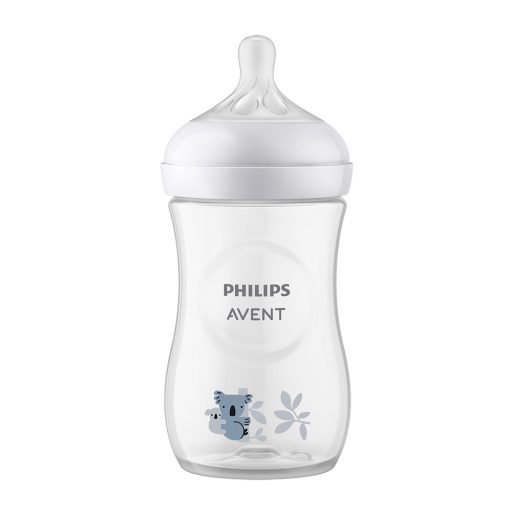 Philips AVENT Natural Response cumisüveg 260 ml, 1 hónapos kortól, koala