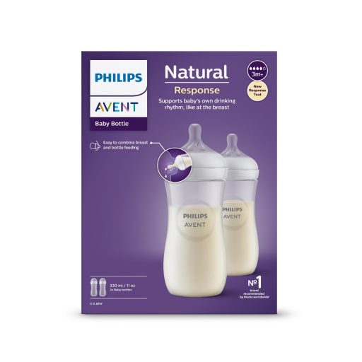 Philips AVENT SCY906/02 Natural Response cumisüveg 330 ml, 3hó+ 2 db