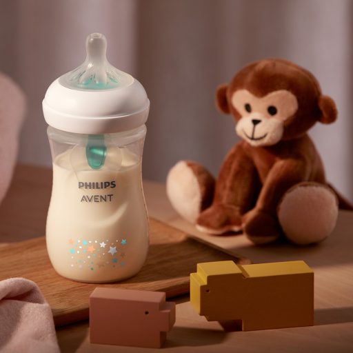 Philips AVENT Natural Response cumisüveg AirFree szeleppel 260 ml, 1m+, medve