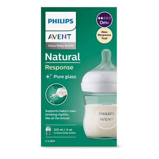 Philips AVENT Natural Response üveg cumisüveg 120 ml, 0m+